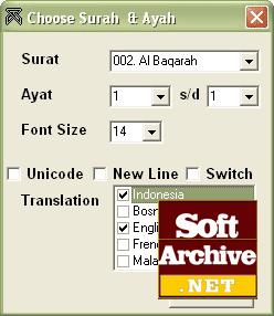 Plugins Quran Multi-Language in MS. Word